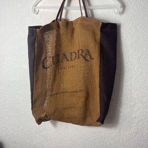 Cuadra Burlap Sack Shopping Bag